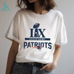 Super Bowl LX New England Patriots Football Championship Logo T shirt