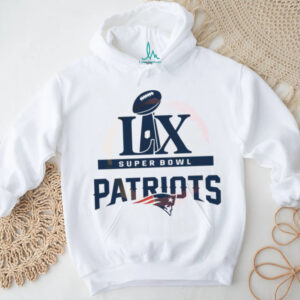 Super Bowl LX New England Patriots Football Championship Logo T shirt