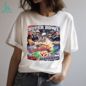 Super Bowl LX Patriots vs Seahawks Rivalry Matchup PNG