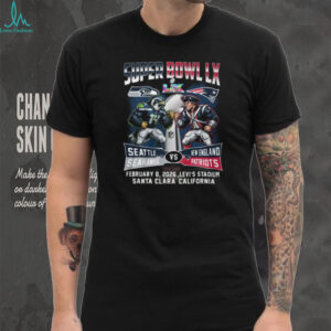 Super Bowl LX Santa Clara 2026 Seattle Seahawks vs New England Patriots Duel T Shirt