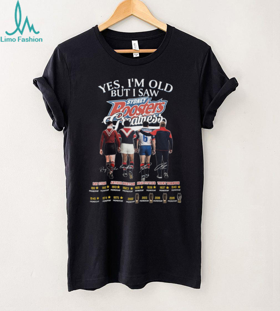 Sydney Roosters Greatness Vintage Legends Premiership History T Shirt Sydney Roosters Greatness Vintage Legends Premiership History T Shirt