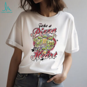 Take A Pizza My Heart Ninja Turtles Valentine's T Shirt