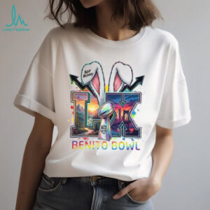 Team Benito Bowl Super Bowl LX Rabbit Ears Rainbow T shirt
