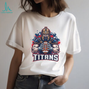 Tennessee Titans Spartan Warrior Football Graphic T Shirt
