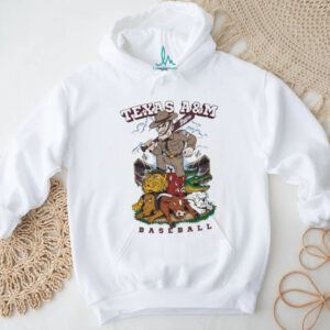Texas A&M Aggies Baseball Cartoon Mascot Rivalry T Shirt Texas A&M Aggies Baseball Cartoon Mascot Rivalry T Shirt
