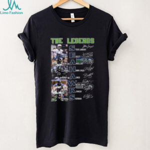 The Legends Of Seattle Seahawks Signature Players Grid T Shirt