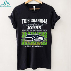 This Grandma Doesn't Usually Yell Seattle Seahawks Football T shirt