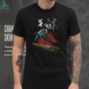 Tim the Enchanter Wizard T Shirt Monty Python Killer Rabbit Scene