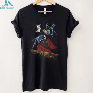Tim the Enchanter Wizard T Shirt Monty Python Killer Rabbit Scene