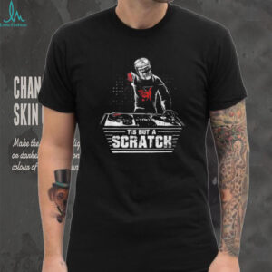 Tis But A Scratch Black Knight DJ T Shirt Monty Python Vinyl Mashup