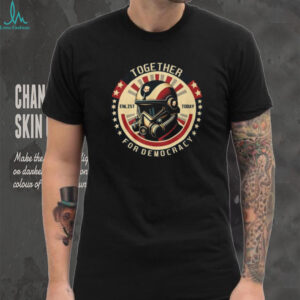 Together For Democracy Helldivers Enlist Today Graphic Tee