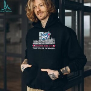 Toronto Blue Jays Legends City Skyline Thank You For The Memories T Shirt