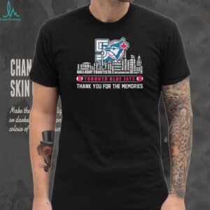 Toronto Blue Jays Legends City Skyline Thank You For The Memories T Shirt