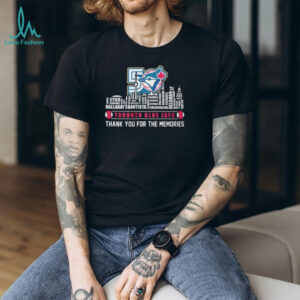 Toronto Blue Jays Legends City Skyline Thank You For The Memories T Shirt