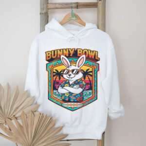 Tropical Bunny Bowl 2026 Summer Vacation Rabbit T shirt