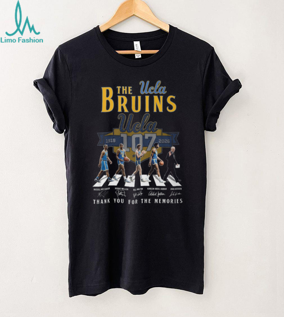 UCLA Bruins 107th Anniversary 1919 2026 Basketball Legends Abbey Road T Shirt UCLA Bruins 107th Anniversary 1919 2026 Basketball Legends Abbey Road T Shirt