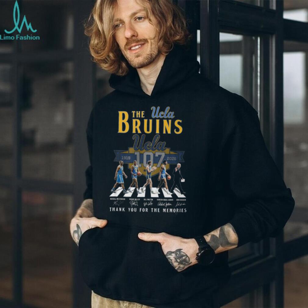 UCLA Bruins 107th Anniversary 1919 2026 Basketball Legends Abbey Road T Shirt UCLA Bruins 107th Anniversary 1919 2026 Basketball Legends Abbey Road T Shirt