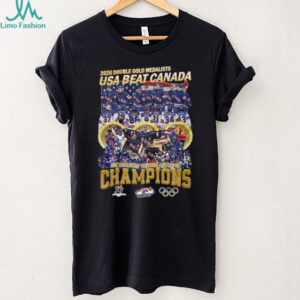 USA Beat Canada 2026 Winter Olympic Hockey Champions T Shirt