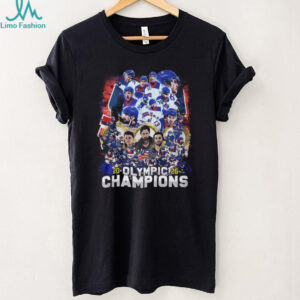 USA Hockey 2026 Olympic Champions Commemorative Team T Shirt