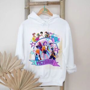 Victoria K Pop Anime Girl Band Vibrant Colorful T Shirt