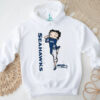 Seattle Seahawks Super Bowl LX Champions 2026 Roster Player Montage Tee Seattle Seahawks Super Bowl LX Champions 2026 Roster Player Montage Tee
