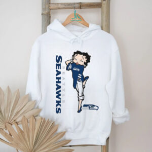 Vintage Betty Boop Style Seattle Seahawks Pinup Fan Sticker