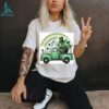 Peaceful Garden Gnome with Shamrock and Peace Sign Design T Shirt Peaceful Garden Gnome with Shamrock and Peace Sign Design T Shirt