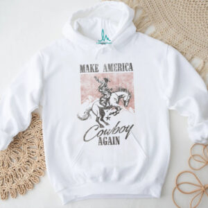 Vintage Make America Cowboy Again Graphic Tee
