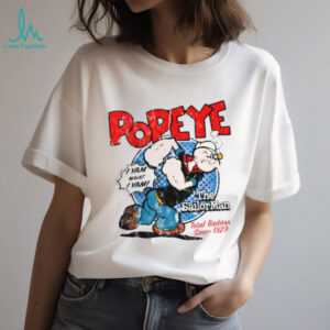 Vintage Popeye The Sailor Man “I Yam What I Yam” Classic Cartoon Tee