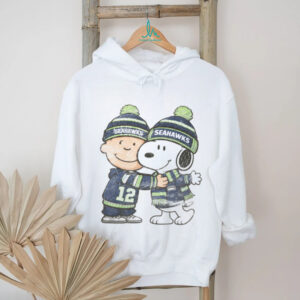 Vintage Seattle Seahawks Charlie Brown and Snoopy #12 Fan T Shirt