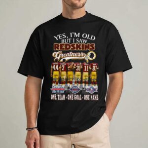 Vintage Washington Redskins Greatness One Team One Name T Shirt