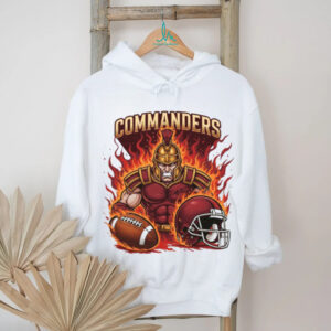 Washington Commanders Roman Centurion Fire & Football Tee