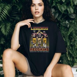 Washington Redskins Legends Jurgensen Baugh Theismann Memories T Shirt