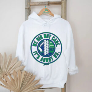 We Did Not Care It's About Us Seattle Football Circular Logo Tee