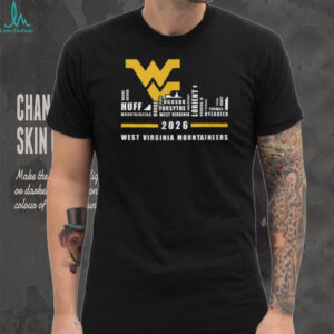West Virginia Mountaineers 2026 Team Player Names Skyline T Shirt