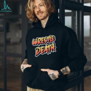 Wrestle Death Bold Graphic T Shirt Streetwear Style