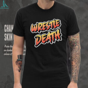 Wrestle Death Bold Graphic T Shirt Streetwear Style