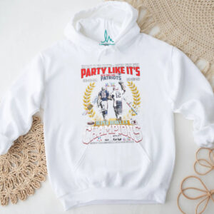 New England Patriots Super Bowl LX Champions 2026 Drake Maye and Tom Brady Party Like It's 2001 2024 T Shirt