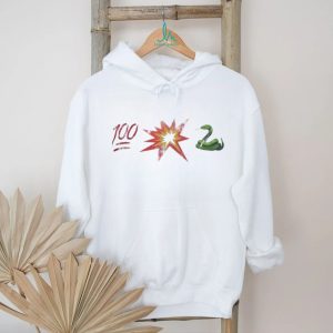 100 Percent Boom Snake Emoji Mashup Streetwear T Shirt 100 Percent Boom Snake Emoji Mashup Streetwear T Shirt