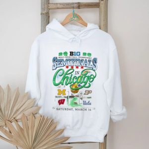 2026 Big 10 Men's Basketball Tournament Semifinals Chicago White T Shirt