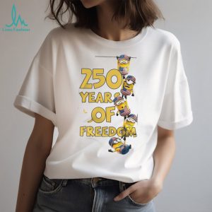 250 Years of Freedom Minions USA 1776 2026 Anniversary T Shirt 250 Years of Freedom Minions USA 1776 2026 Anniversary T Shirt