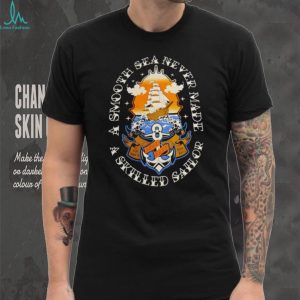 A Smooth Sea Never Made A Skilled Sailor Nautical Anchor T Shirt