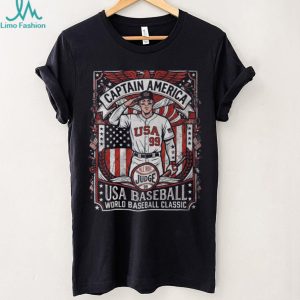 Aaron Judge Captain America USA Baseball World Baseball Classic T Shirt Aaron Judge Captain America USA Baseball World Baseball Classic T Shirt