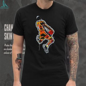 Abstract Kobe Bryant Slam Dunk Splatter Art Basketball T Shirt