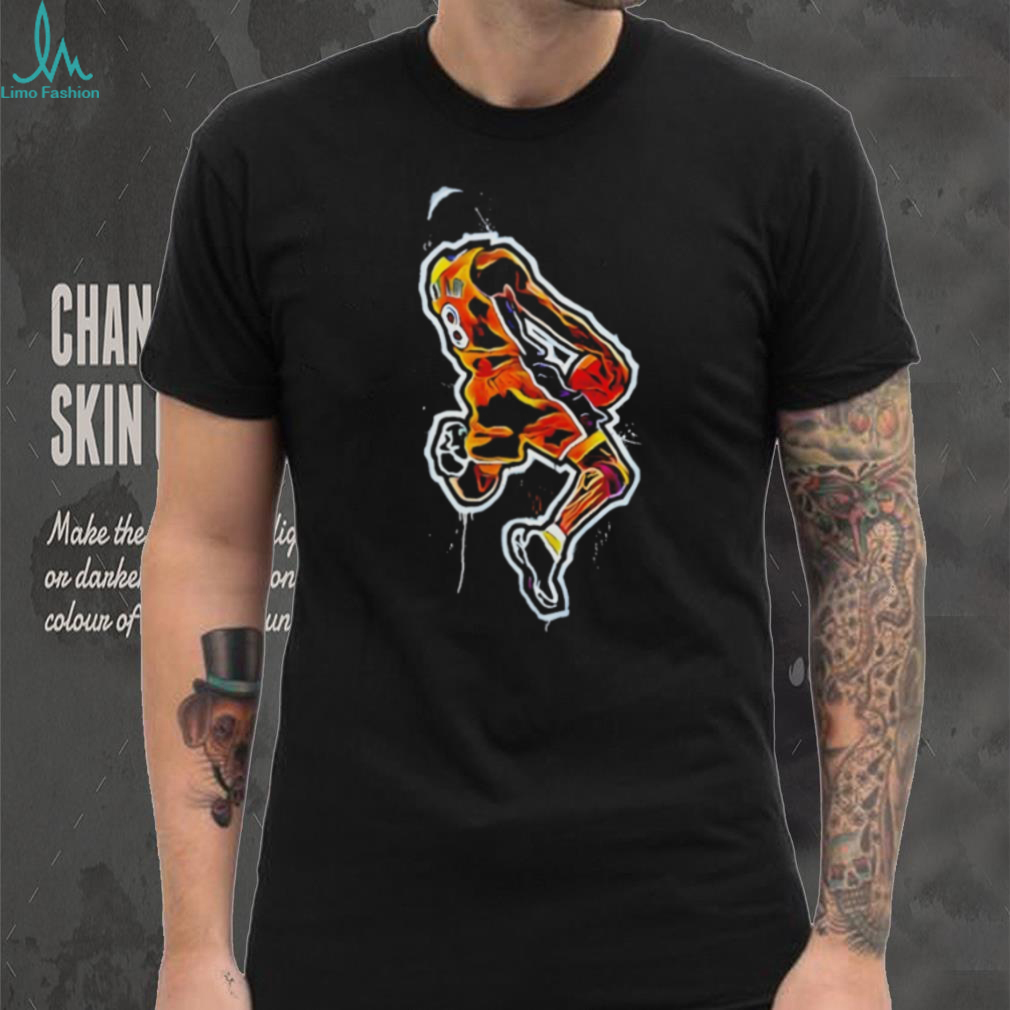 Abstract Kobe Bryant Slam Dunk Splatter Art Basketball T Shirt Abstract Kobe Bryant Slam Dunk Splatter Art Basketball T Shirt