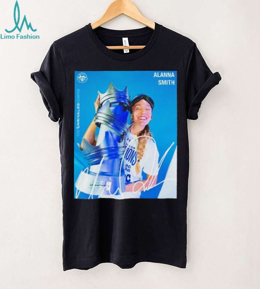 Alanna Smith Mist Unrivaled Basketball Champion Photo T Shirt Alanna Smith Mist Unrivaled Basketball Champion Photo T Shirt