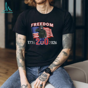 America 250th Anniversary Freedom Soldier Salute T Shirt (1776 2026)