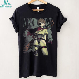 Apocalypse Anime Girl Aesthetic T Shirt Post Apocalyptic Manga Art