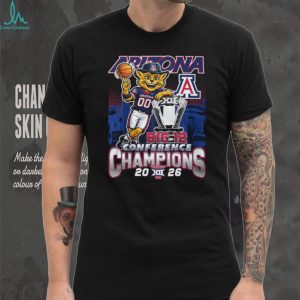 Arizona Wildcats Big 12 Conference Basketball Champions 2026 T Shirt