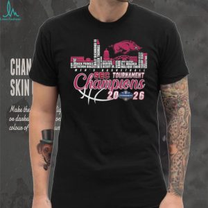 Arkansas Razorbacks 2026 SEC Tournament Champions Men's Basketball T Shirt